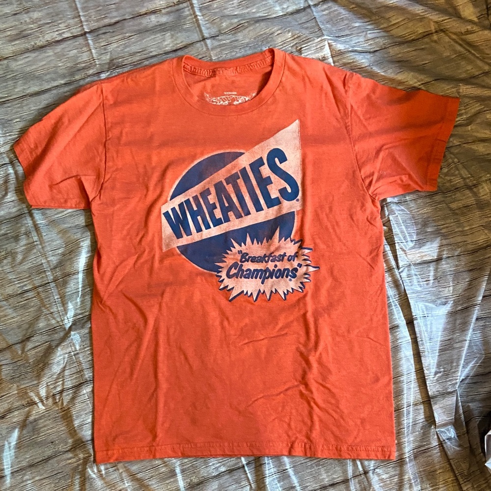 Savvy Orange Wheaties Graphic Tee - Picture 3 of 5
